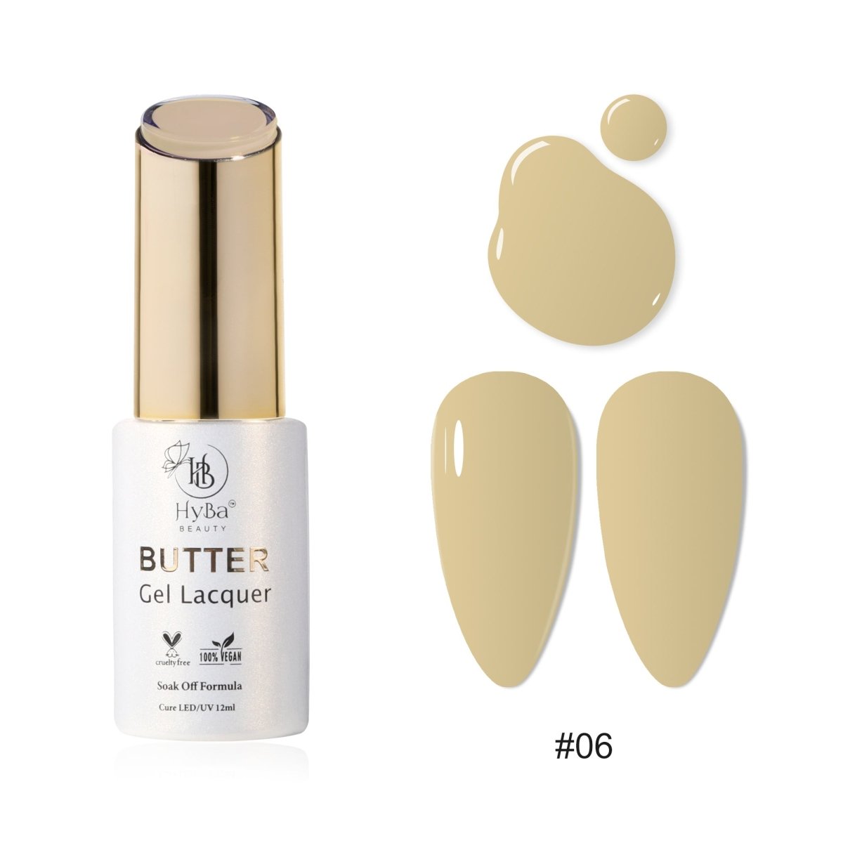 BUTTER Gel Polish SERIES 1 (Colors 001 - 010) - HYBA BEAUTY